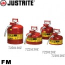 安全罐|Justrite安全罐_II型鋼制帶軟管安全罐(4L-19L)