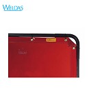 電焊防護(hù)屏|WELDAS55-6466橙紅色熔巖盾電焊防護(hù)屏