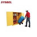 防火柜|Sysbel安全柜_115G易燃液體防火安全柜(油桶分區型)WA810115