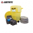 溢漏應急桶套裝|360L應急套裝_Justrite 95加侖通用型移動桶套裝83662