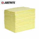 化學品吸附墊|Justrite化學型吸附墊_黃色化學品型吸附墊83910/83910T